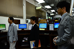 Mr. Woojin Noh, Mr. Kim Sunghun และ Mr. Yoon Seokcheol จากห้องสมุดรัฐสภาสาธารณรัฐเกาหลี เข้าเยี่ยมชมและดูงานห้องสมุดรัฐสภา (3)