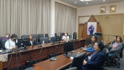 บรรยากาศระหว่างการรับฟังการบรรยายจากตัวแทนสำนักหอจดหมายเหตุแห่งชาติ (1)