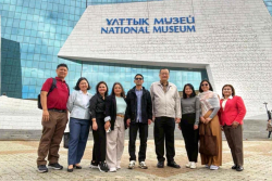 นายณัฏฐกฤษฎ์ วงศ์เจริญ รองเลขาธิการสภาผู้แทนราษฎร และคณะศึกษาดูงานพิพิธภัณฑ์สถานแห่งชาติคาซัคสถาน